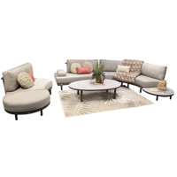 Bloemendaal Loungeset Taupe - Trestino