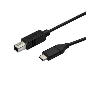 StarTech.com USB2CB50CM USB-kabel 0,5 m USB 2.0 USB C USB B Zwart