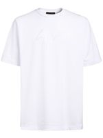 Giuseppe Zanotti t-shirt Lr-44 à découpes au laser - Blanc