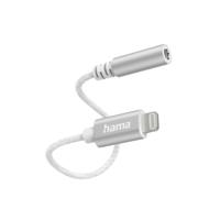 Hama Aux Adapter Lightning–3.5 mm Jack Aansluiting Wit