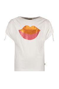 Like Flo Meisjes t-shirt slub - Off wit