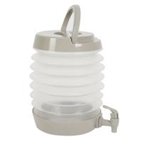 Home Deco Factory Drankdispenser - 5.5 liter - kunststof - limonadetap - waterdispenser - beige