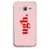 Ugh: Samsung Galaxy J3 (2016) Transparant Hoesje