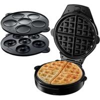 RUSSELL HOBBS 24620-56 - Fiesta Wafelijzer 3 in 1: wafel - cupcake - donut - 900 W