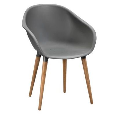 Le Sud kuipstoel Bretagne - antraciet - 81x59x55 cm