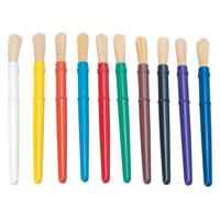 Colorations - plastic dikke verfkwasten, 10st.