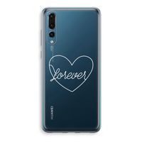 Forever heart pastel: Huawei P20 Pro Transparant Hoesje