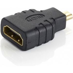 Equip 118915 tussenstuk voor kabels microHDMI HDMI Zwart