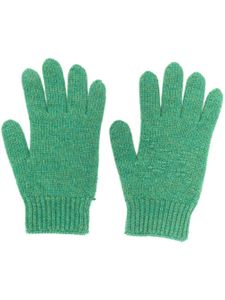 Gucci Kids gants en maille - Vert