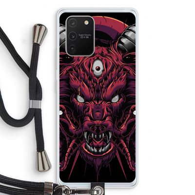 Hell Hound and Serpents: Samsung Galaxy S10 Lite Transparant Hoesje met koord
