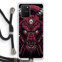 Hell Hound and Serpents: Samsung Galaxy S10 Lite Transparant Hoesje met koord
