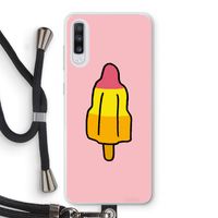 Raketijsje: Samsung Galaxy A70 Transparant Hoesje met koord