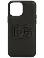 Dolce & Gabbana coque d'iPhone 13 Pro Max à logo DG - Noir - thumbnail