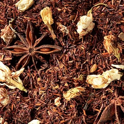 Oriental Night (Vanille/kaneel) gearomatiseerd
 -
 Rooibos thee