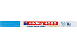 Krijtstift edding by Securit 4085 rond 1-2mm lichtblauw