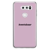 kwetsbaar: LG V30 Transparant Hoesje