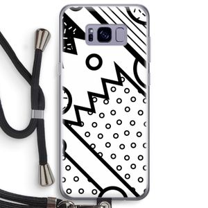 Pop Art #4: Samsung Galaxy S8 Plus Transparant Hoesje met koord