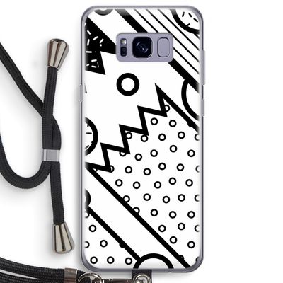 Pop Art #4: Samsung Galaxy S8 Plus Transparant Hoesje met koord