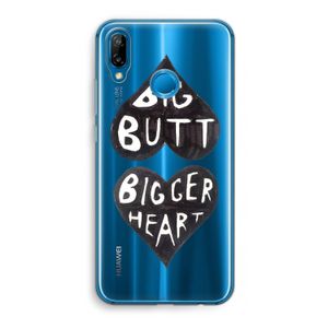 Big butt bigger heart: Huawei P20 Lite Transparant Hoesje