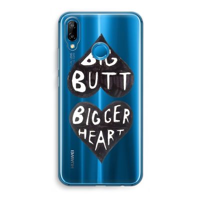 Big butt bigger heart: Huawei P20 Lite Transparant Hoesje
