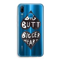 Big butt bigger heart: Huawei P20 Lite Transparant Hoesje