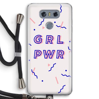 GRL PWR: LG G6 Transparant Hoesje met koord