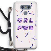 GRL PWR: LG G6 Transparant Hoesje met koord