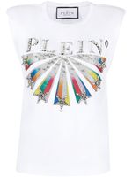 Philipp Plein t-shirt à logo imprimé - Blanc