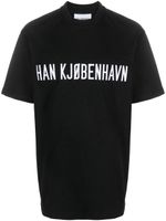 Han Kjøbenhavn t-shirt en coton biologique à logo imprimé - Noir - thumbnail