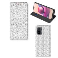 Xiaomi Redmi Note 10 4G | 10S | Poco M5s | Hoesje met Magneet | Stripes Dots