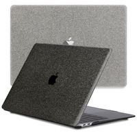 Lunso MacBook Air 13 inch M1 (2020) cover hoes - case - Glitter Zwart