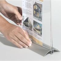 Presenter A4 - 21x30cm met alu-voet