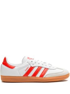 adidas baskets Samba "White/Solar Red" - Blanc