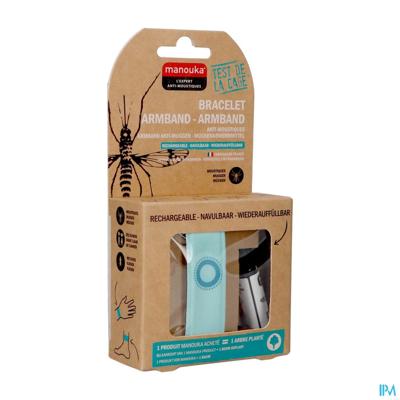 Manouka Armband Anti-Muggen Turquoise