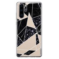 Huawei P30 Pro siliconen telefoonhoesje - Abstract painted - thumbnail