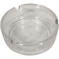 Ronde asbak van glas 11 cm