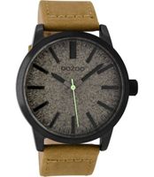 OOZOO Timepieces Horloge Camel/Zwart | C9067