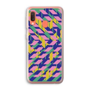 Skew Blush 1: Samsung Galaxy A20e Transparant Hoesje
