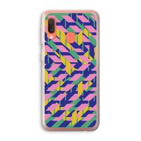 Skew Blush 1: Samsung Galaxy A20e Transparant Hoesje