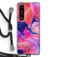 Earth And Ocean: Sony Xperia 1 III Transparant Hoesje met koord
