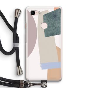 Lindo: Pixel 3 Transparant Hoesje met koord