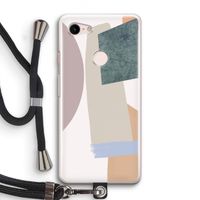 Lindo: Pixel 3 Transparant Hoesje met koord