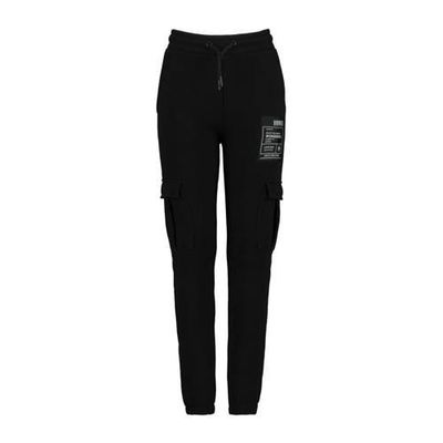CoolCat Junior joggingbroek Cara met printopdruk zwart