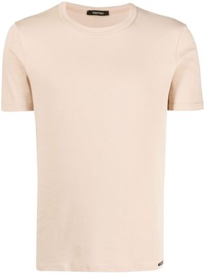 TOM FORD t-shirt à patch logo - Tons neutres