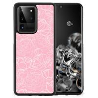 Samsung Galaxy S20 Ultra Skin Case White Flowers