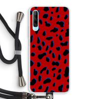 Red Leopard: Huawei P Smart Pro Transparant Hoesje met koord
