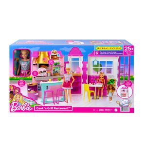 Barbie Cook and Grill Restaurant Speelset