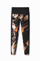 Legging met print met mineraal effect - BLACK - XS - thumbnail