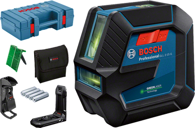 Bosch Blauw GLL 2-15 G lijnlaser | incl. opbergkoffer - 0601063W02