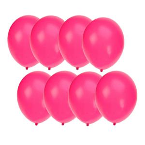 Bellatio Decorations ballonnen - 75x stuks - fuchsia roze - 27 cm - verjaardag - feestartikelen